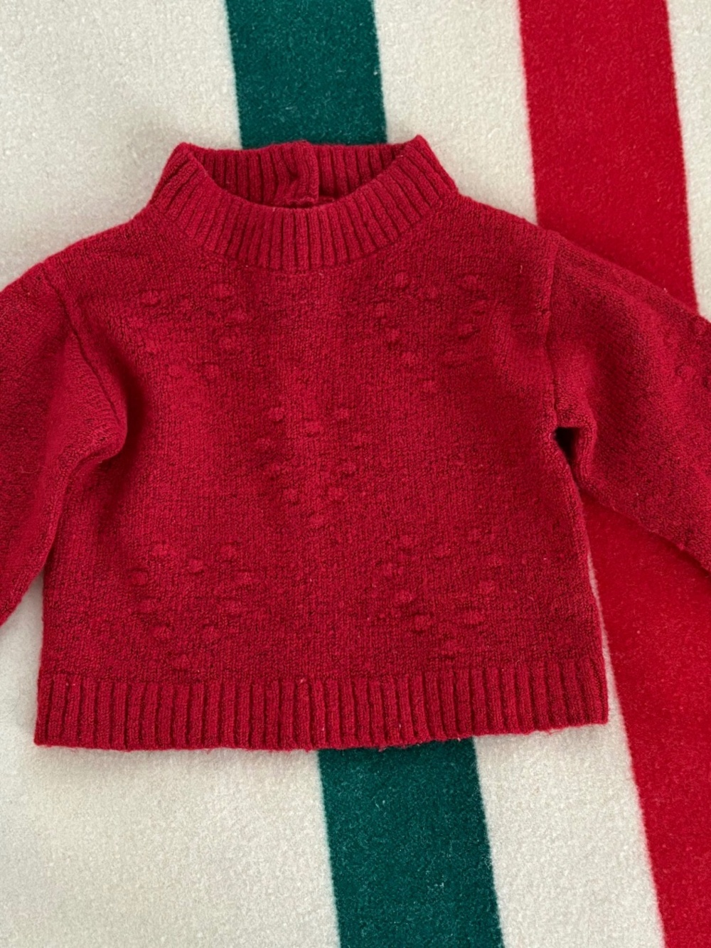 Red Gap Sweater with Hearts